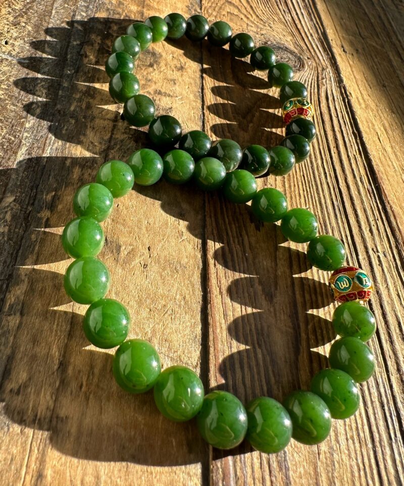 10mm Bead Mantra Bracelet - 7.25' - Image 3